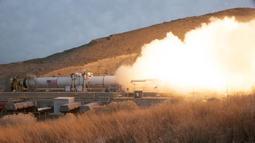 NASA fired the largest, most powerful rocket booster ever built on March 11 in Promontory, Utah. It was a test — part of NASA's long-term plan to send a spacecraft to deep space destinations, including Mars.