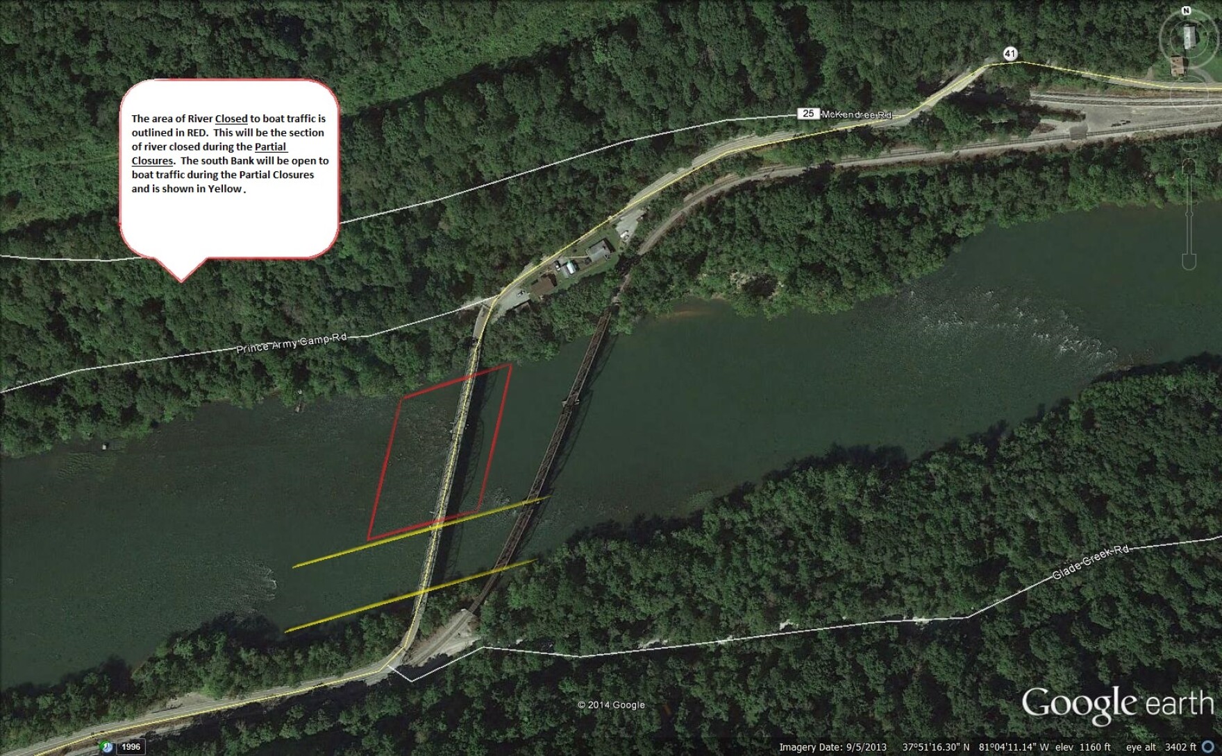 Fayette County Bridge construction