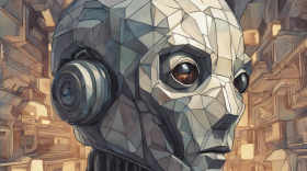 Image created by Izea.com using the prompt “news article illustration of AI use in schools.”