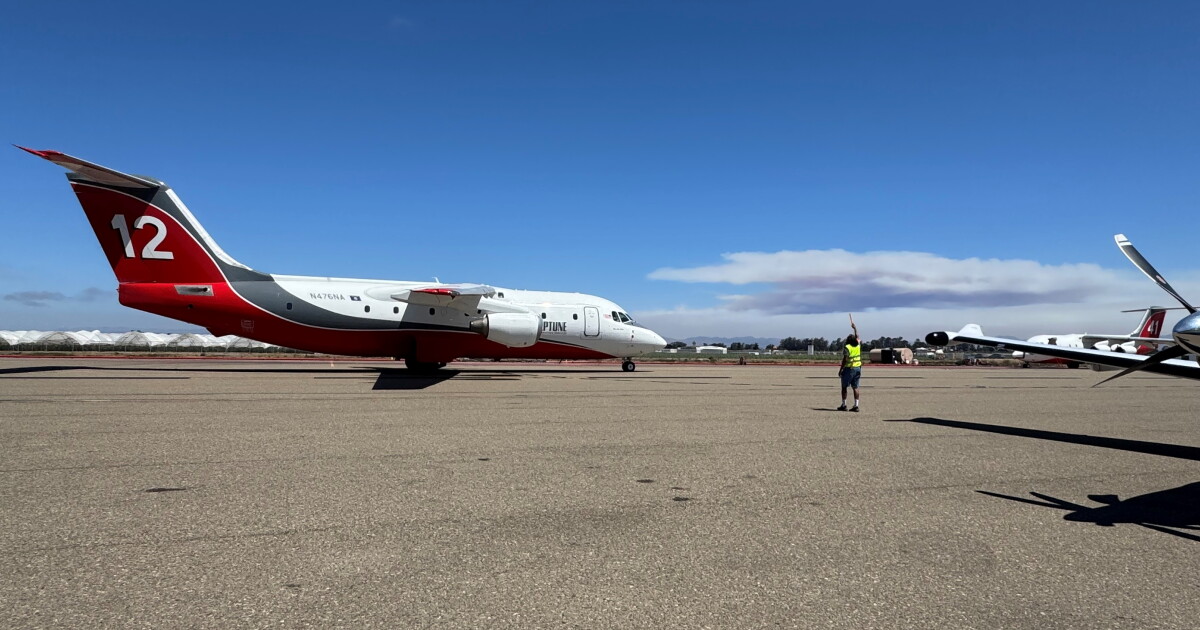 Airtankers to the rescue for major Central Coast wildfire | KCLU