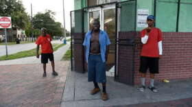 Parramore residents at a neighborhood corner store. Photo: Michael Justice. 