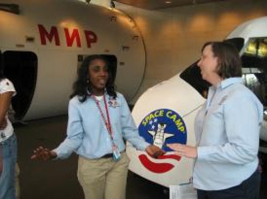 Clinton Library Space Exhibit