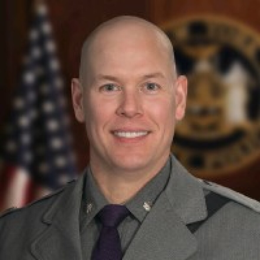 This is a head shot of Lt. Col. Jared Duffy in uniform. 