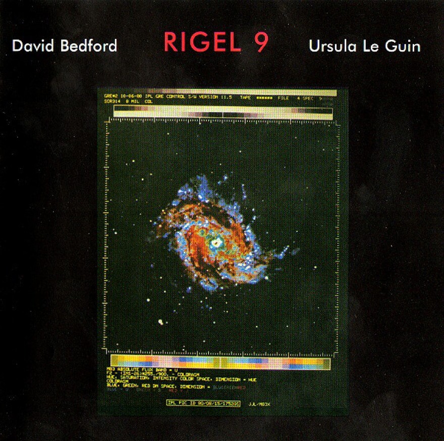 Album cover for Bedford and Le Guin's "Rigel 9"