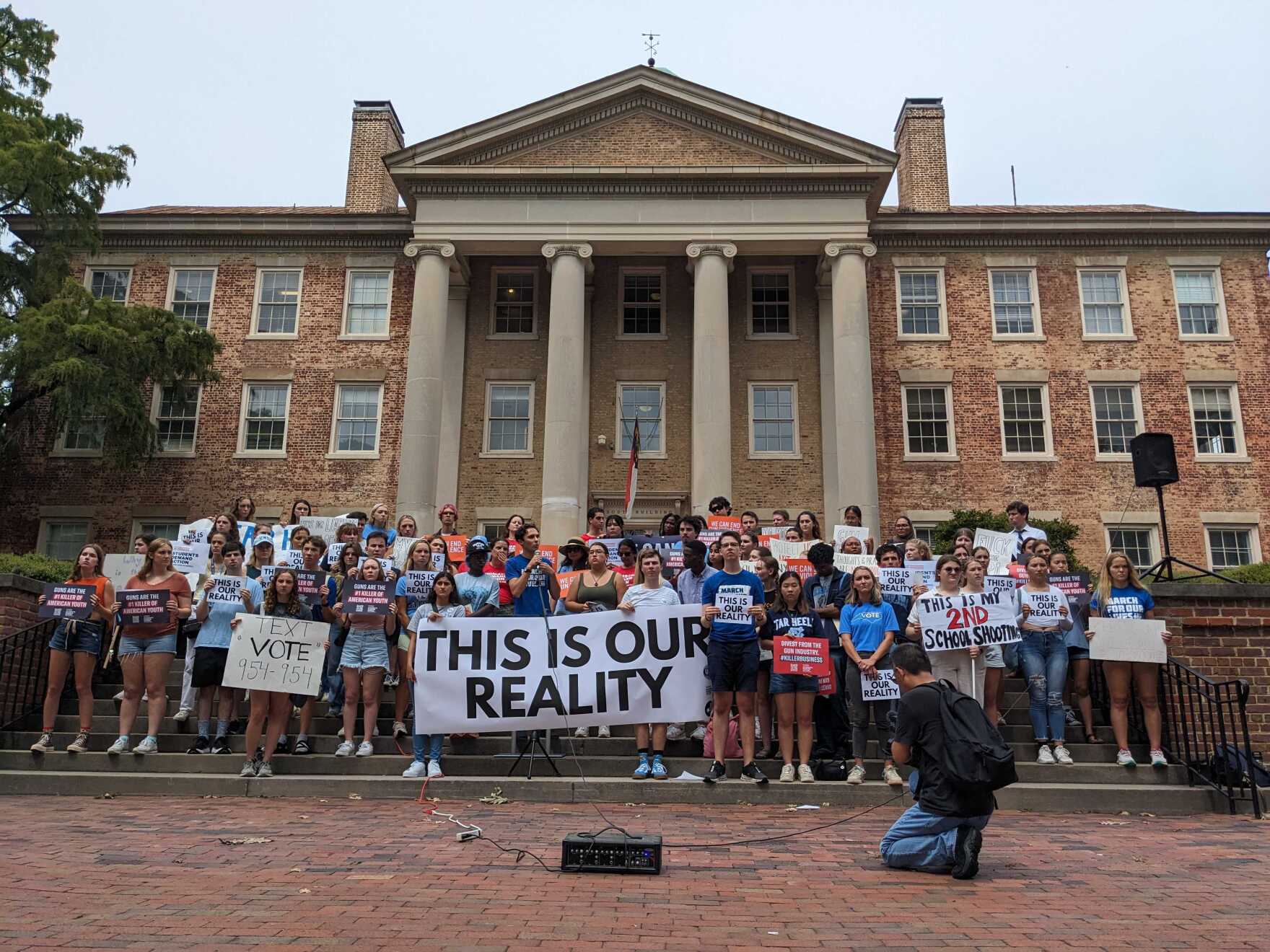 ‘Nauseating fear’: UNC students rally for gun control after campus ...