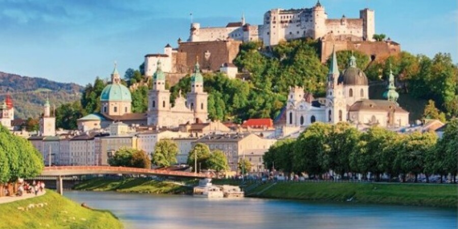 Fortress Hohensalzburg in Salzburg, Austria