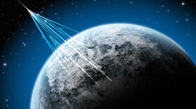 Smart phones contain a silicon chip inside the camera that might be used to detect rare, high energy particles from outer space.