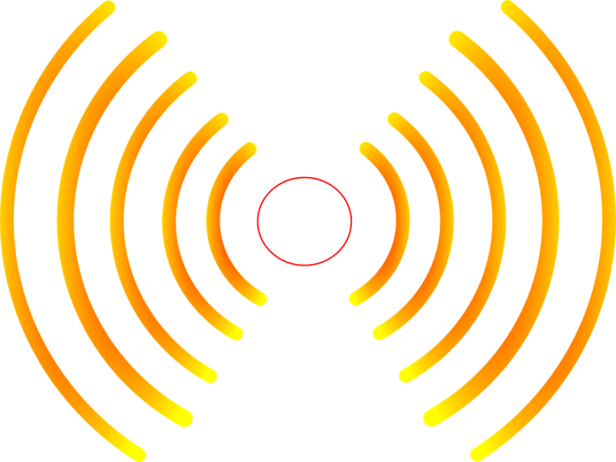 radio wave graphic