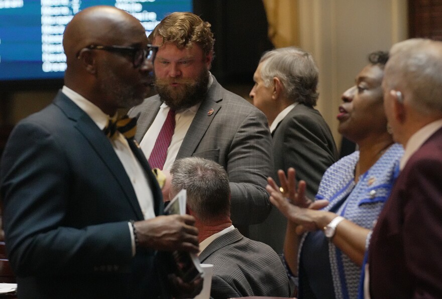 House members in the House chamber at the South Carolina Statehouse on Jan. 14, 2026.