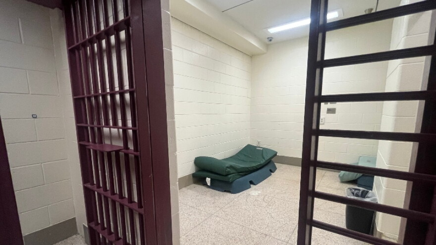 Kent County jail cell in medical unit