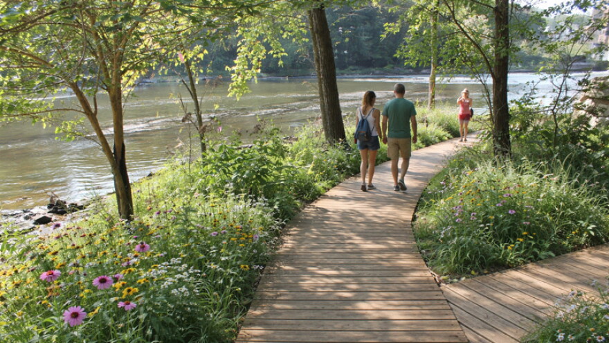 Artist's rendering of the new boardwalk coming to Tassell Park.