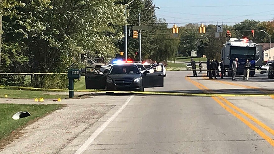 IMPD's Critical Incident Response Team investigates an officer involved shooting in the 9900 block of East 16th Street.