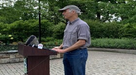 Zoo Director Thane Maynard speaks to reporters on the Friday before Memorial Day weekend 2020, which Maynard noted is usually "our biggest weekend of the year."