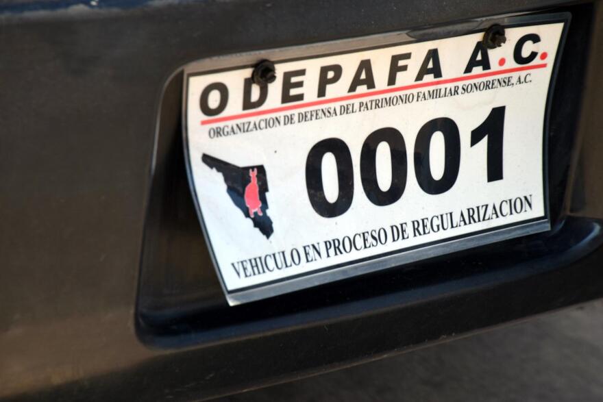 ODEPAFA license plate