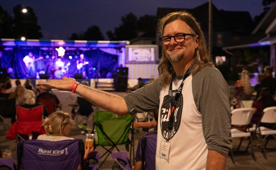 Bill Wendel at Tippapalooza on Saturday, August 31, 2024. (Ruthie Herman for WYSO)