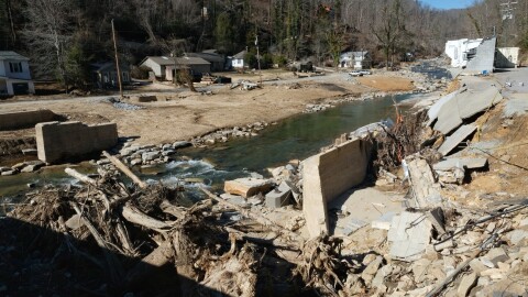 Bat Cave, already a rural community before Hurricane Helene, has faced access issues after the storm because of damage to roads and bridges.