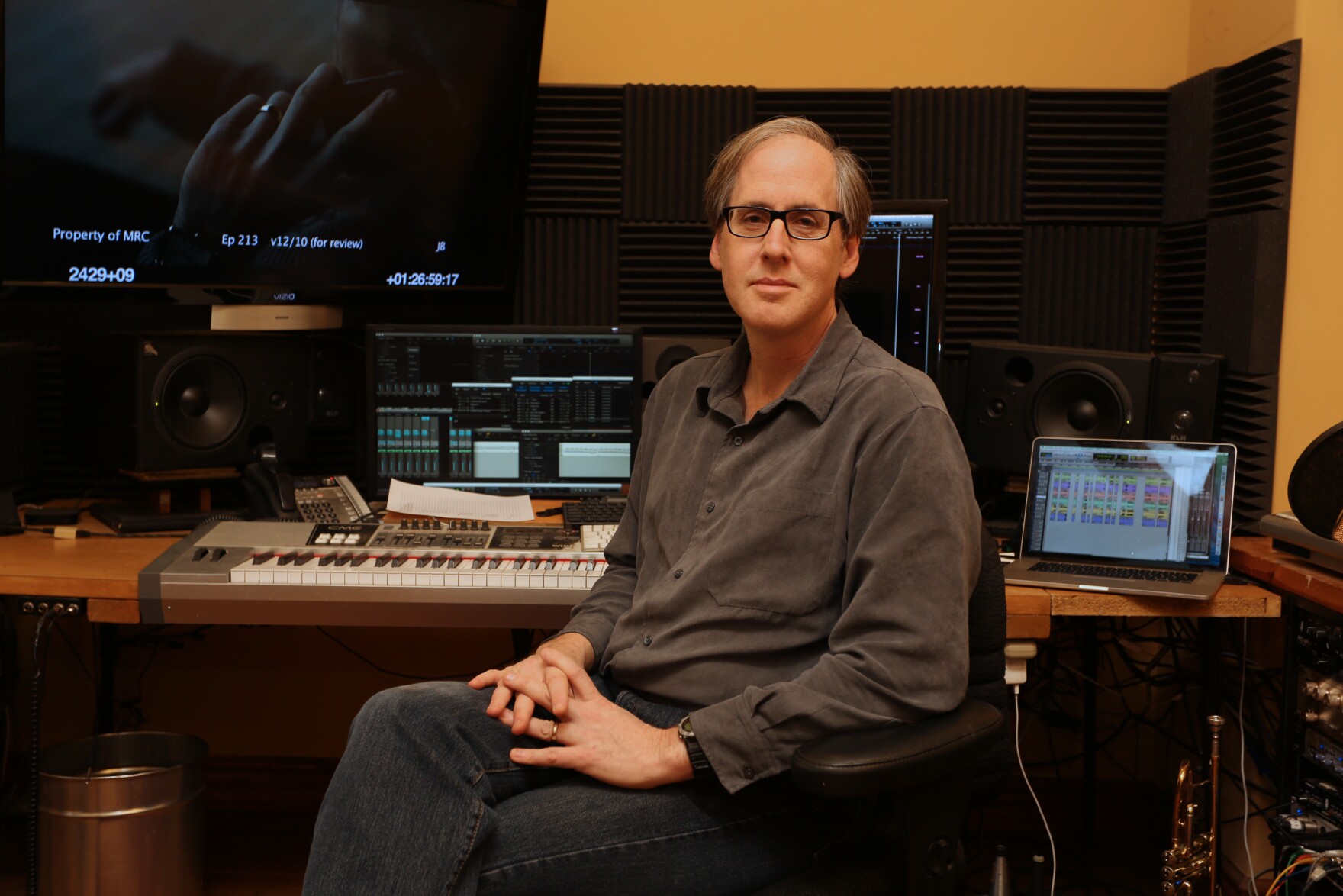 The music of composer Jeff Beal sets the mood in the jazzthemed movie