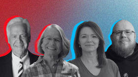 Two Republican and two Democrats will face off in the June 2 primary for Iowa's 1st Congressional District. From left to right: Republican candidate David Pautsch is challenging incumbent U.S. Rep. Mariannette Miller-Meeks, and Democrat Christina Bohannan faces Travis Terrell.