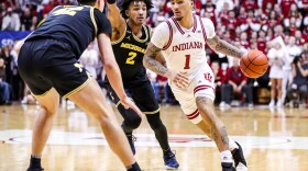 Indiana's Jalen Hood-Schifino was the Big Ten's Freshman of the Year.