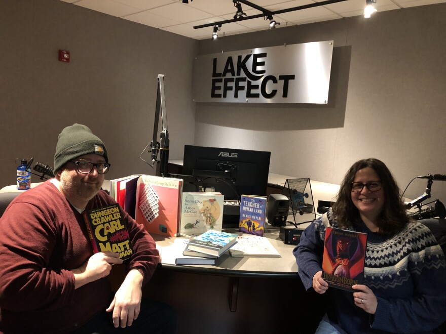Jason Kennedy (left) is Boswell Book Company's general manager and adult book buyer. Jen Steele is Boswell's children’s book buyer.
