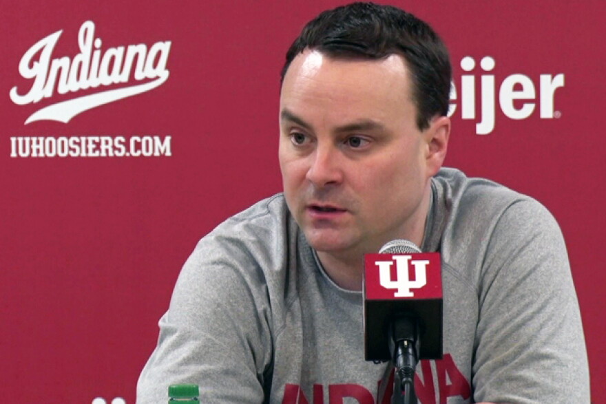 Indiana Coach Archie Miller (Joe Hren/WTIU News)