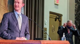 Assistant State Health Officer Alex Billioux answers reporters' questions during Gov. John Bel Edwards COVID-19 media briefing. July 21, 2020