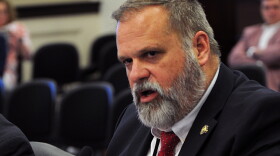 GOP Rep. John Hodgson from Fisherville presents a potential bill on electronic privacy protection during the August Interim Joint Committee on Judiciary meeting on Aug. 3, 2023. 