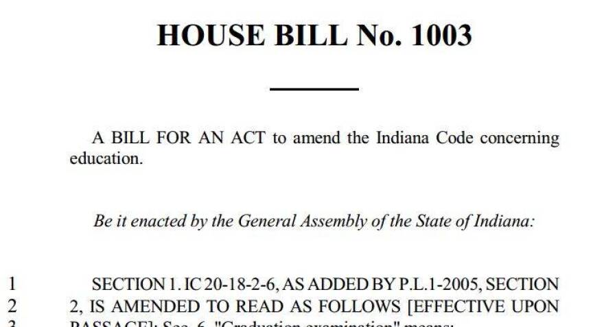 Indiana House Bill 1003