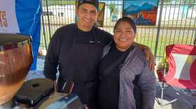 Sandra and Uriel Lopez run a coffee stand in Mesquite called All Gather Coffee. Sandra says the economy is her top issue when it comes to the upcoming general elections.