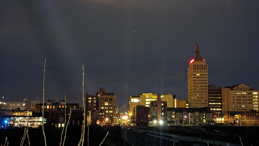 A moment of totality in Rochester.