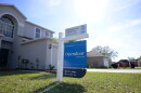 FILE - Real estate signs are posted outside homes for sale, Feb. 21, 2023, in Valrico, Fla.