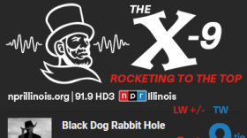 Chart of the top songs on The X from NPR Illinois for the week of Sept. 19, 2026