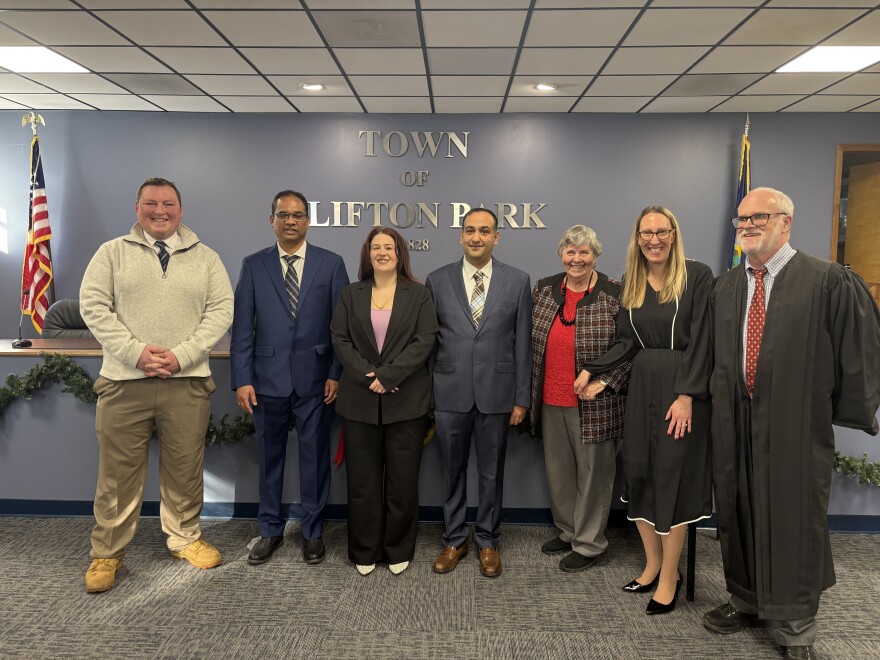 Clifton Park candidates were sworn in at town hall Thursday