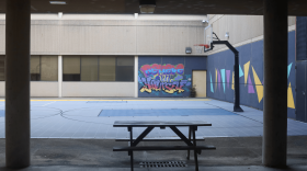 Some areas of the old Jefferson County Youth Detention Center, like the basketball court and gym, remain closed after a portion of the facility was reopened as a Youth Transitional Center.