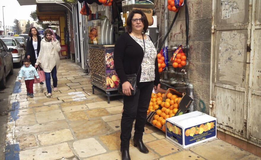 Najwa Mubarki is an Arab citizen of Israel who has voted only a couple of times in her life because she feels it doesn't make a difference. She lives in East Jerusalem and hopes it will be the capital of a future Palestinian state.