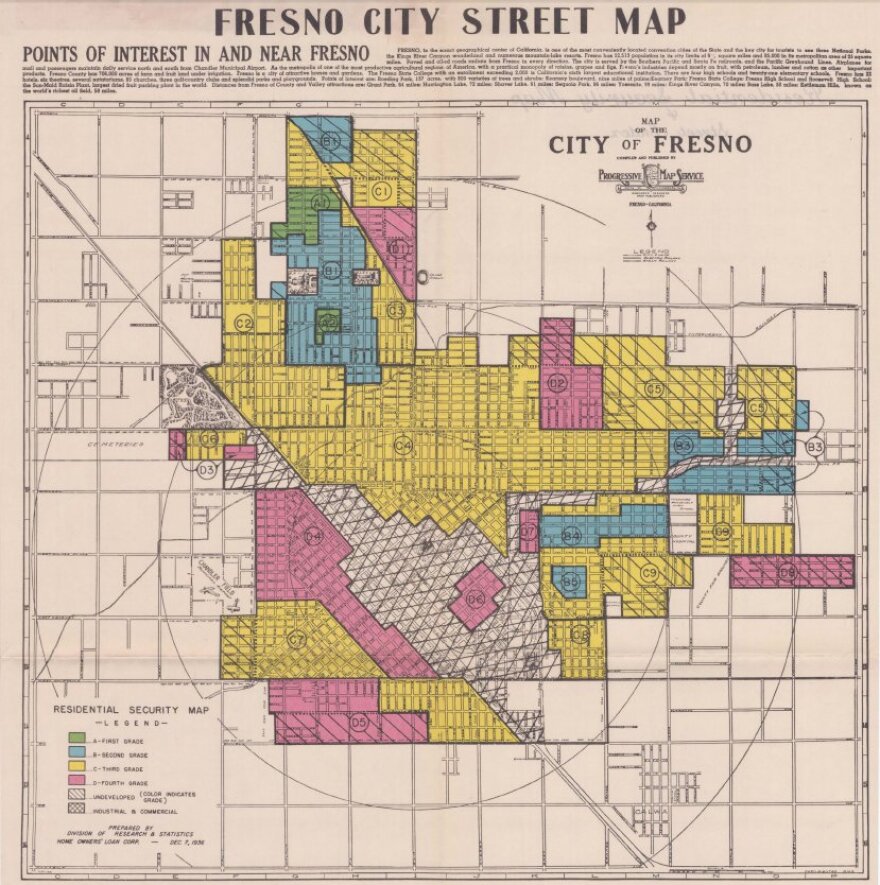 Rare Maps Reveal Fresno's Overlooked History Of Segregation