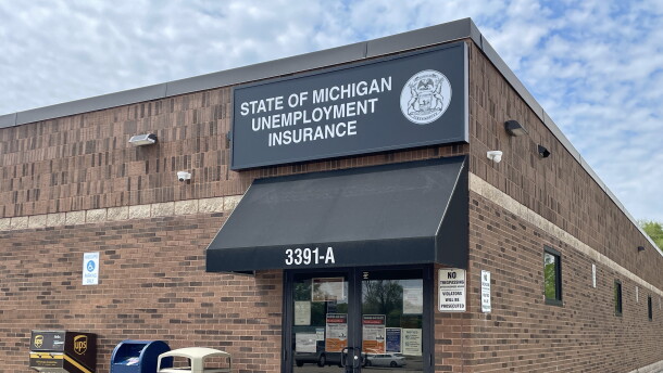 A Michigan Unemployment Insurance Agency office in Grand Rapids.