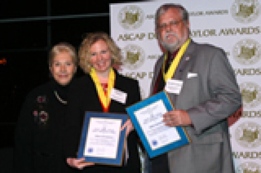 ASCAP President Marilyn Bergman with Maureen Malloy and Dave Conant