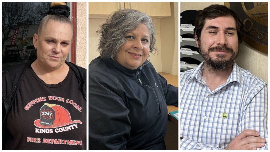 From left: Ginger Wallis, Delila Barajas, Antony Lopez.