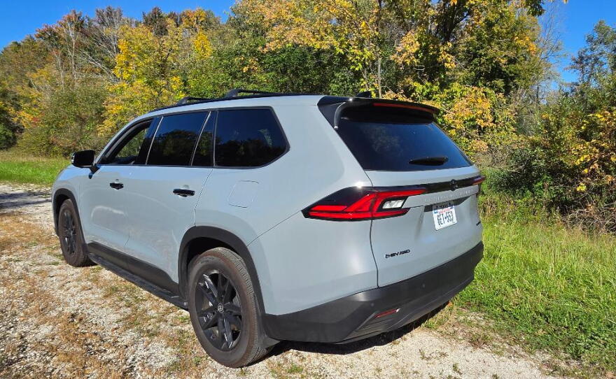 2026 Toyota Grand Highlander Nightshade Hybrid left rear