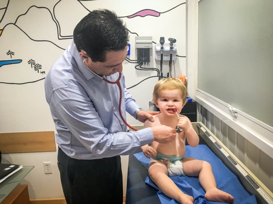 At a checkup in May, a lollipop makes everything OK, even as Dad finds himself consumed with what he admits is irrational fear.