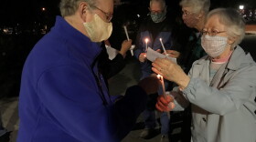 The Sisters of Notre Dame in Covington, Ky. and the Sisters of Divine Providence in Melbourne, Ky. gathered at Goebel Park to pray for peace and unity for the nation during a contentious political season.