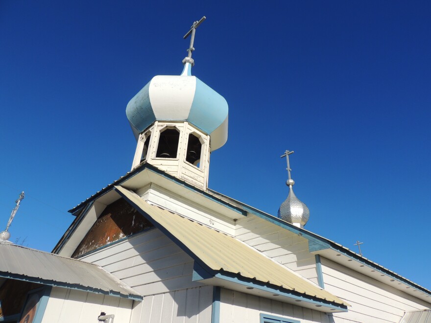 The Church of St. Nicholas, a Russian Orthodox church in Nikolaevsk.