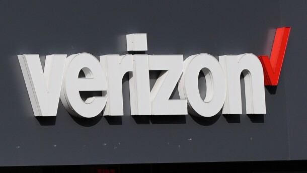 FILE - A Verizon sign is displayed on a store, Sept. 30, 2025, in Cambridge, Mass. (AP Photo/Charles Krupa, file)