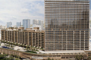 A conceptual rendering of the luxury property proposed for 1588 Ala Moana. An application for the development was submitted in March 2026.