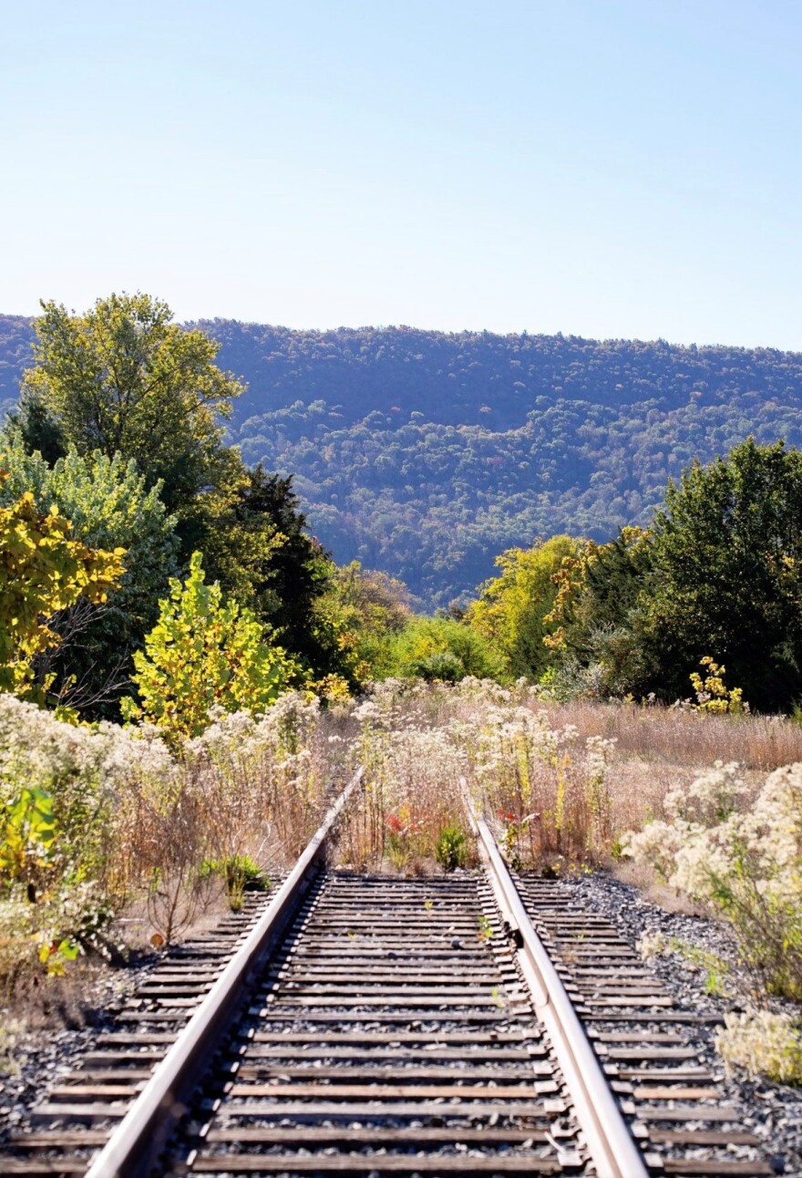 A section of the 59-mile rail line that spans from the towns of Broadway to Front Royal.