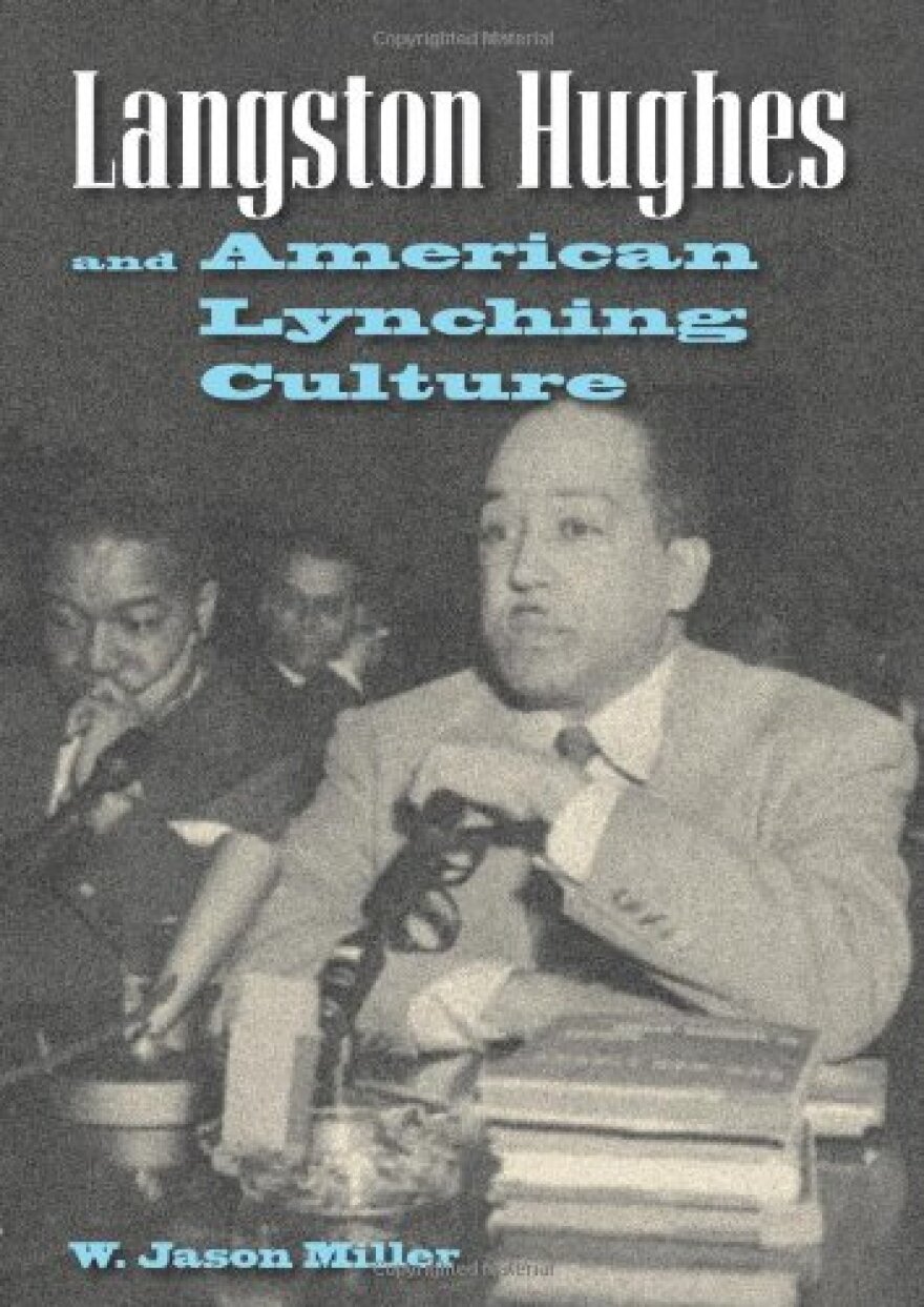 Book cover, 'Langston Hughes and American Lynching Culture'