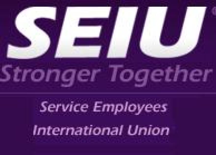 Logo of the Service Employees International Union.