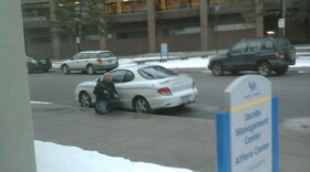 Scene on North Campus Tuesday afternoon