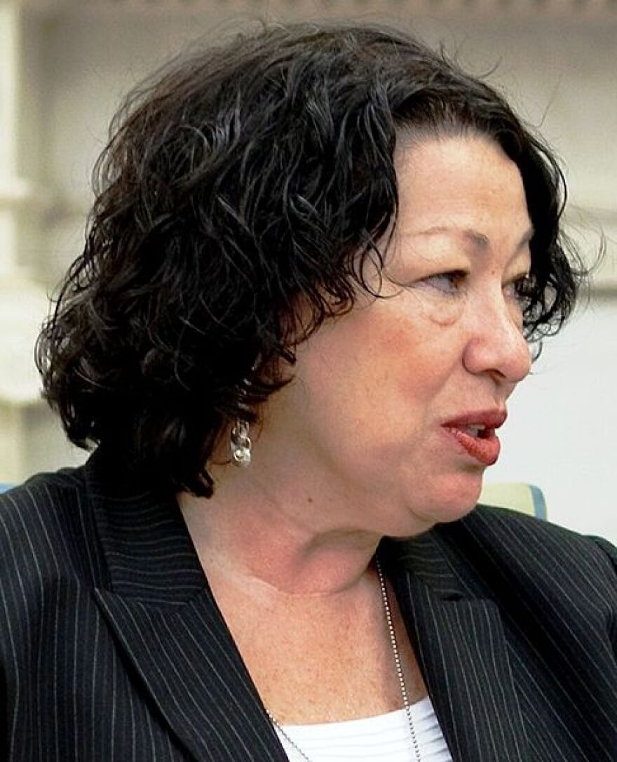 Supreme Court Justice Sonia Sotomayor is calling attention to an Alabama law that allows judges to impose death sentences after juries have voted to send defendants to prison for life.